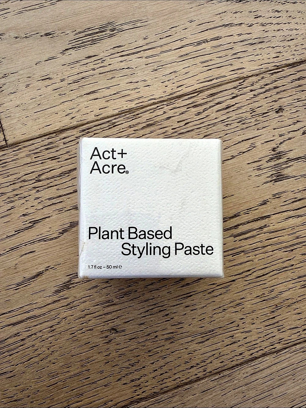 Act+Acre Plant Based Styling Paste NWT